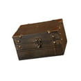 thumbnail image 1 of Pirate Themed Treasured Storage Box Featuring Cryptics Code Mechanism Handcraft Home Accent Statements Pieces, 1 of 9