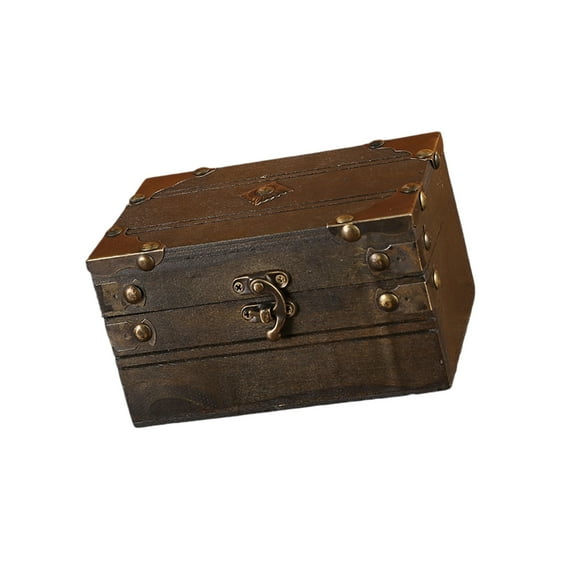 Pirate Themed Treasured Storage Box Featuring Cryptics Code Mechanism Handcraft Home Accent Statements Pieces
