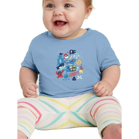 Pirate Themes T-Shirt Infant -Image by Shutterstock,  6 Months
