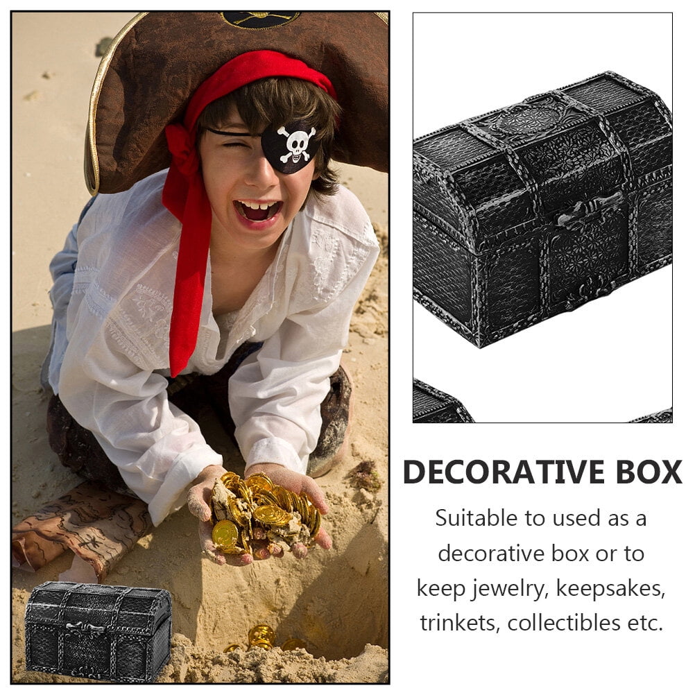 Pirate Treasure Chest 3pcs Pirate Treasure Chests Treasure Boxes