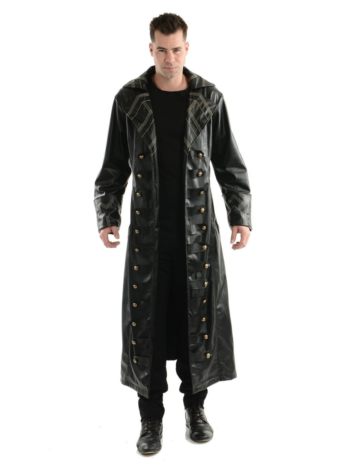 Pirate Trench Coat Adult Costume Walmart