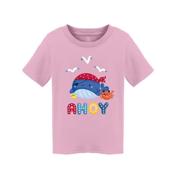 Pirate Whale T-Shirt Toddler -Image by Shutterstock,  4 Toddler