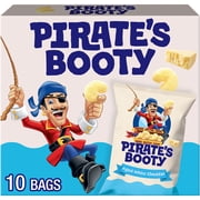 Pirate's Booty Aged White Cheddar Cheese Puffs, Bags .5 Oz, 10 Count