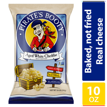 Pirate's Booty Gluten-Free Aged White Cheddar Puffs, 10 oz Family-Size Bag