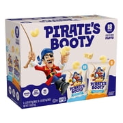 Pirate's Booty Gluten-Free Aged White Cheddar + Cheddar Blast Puffed Kid Snacks Variety Pack (18 count)