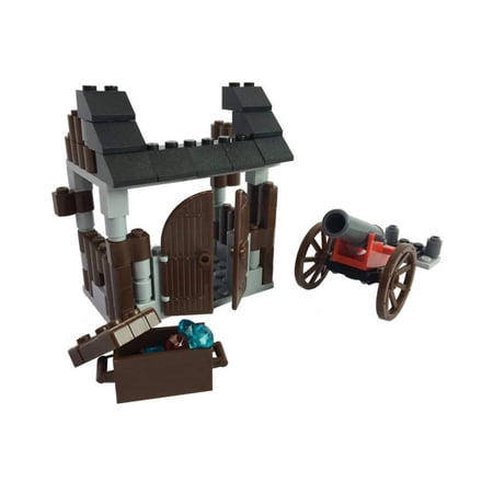 Brick Loot Pirate's Cove Interlocking Brick Building Kit Pirate Toy Compatible with Major Brands