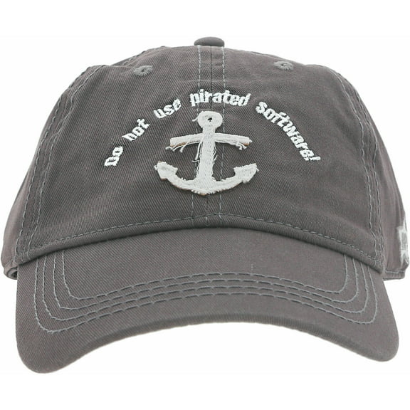 Pirated Software - Dark Gray Adjustable Hat