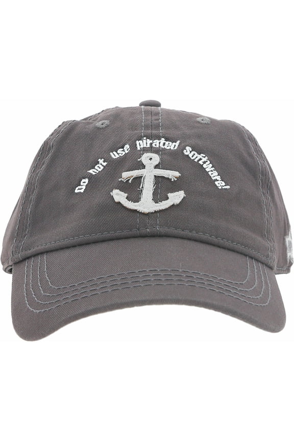 Pirated Software - Dark Gray Adjustable Hat