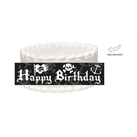 Pirates Edible Cake Side Photo Image Decoration