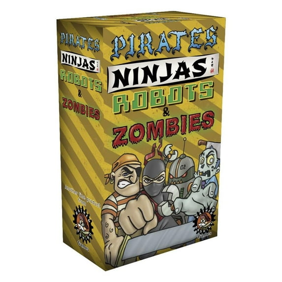 Pirates, Ninjas, Robots, & Zombies! Board Game Rather Dashing Games PNRZ