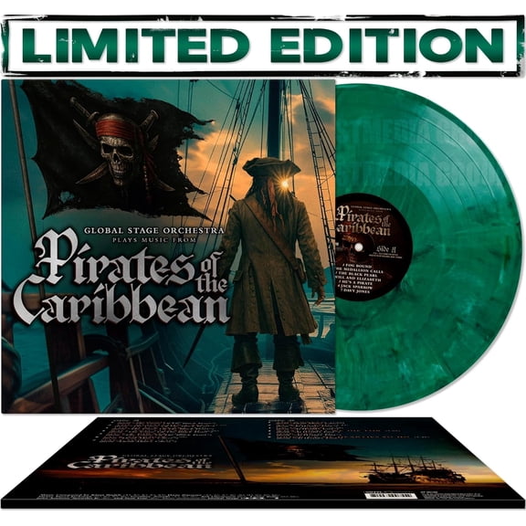 Pirates Of The Caribbean - Limited Colored Edition Transparent Global Stage Orchestra Vinyl