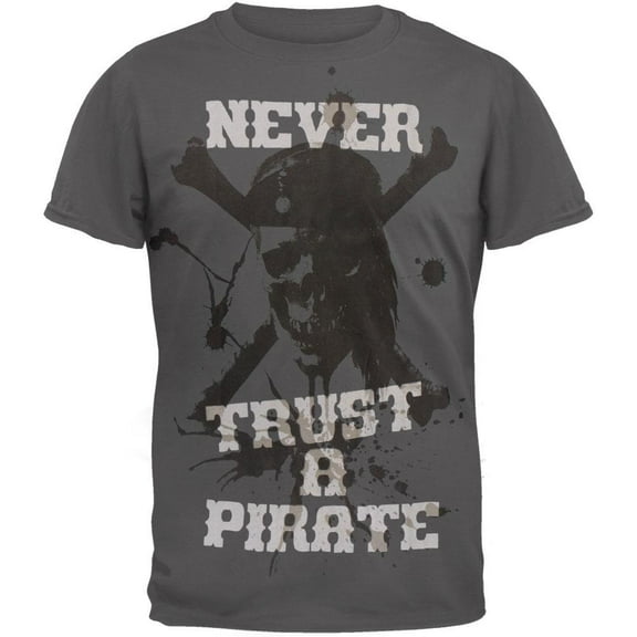 Pirates Of The Caribbean - Never Trust Soft T-Shirt - Small