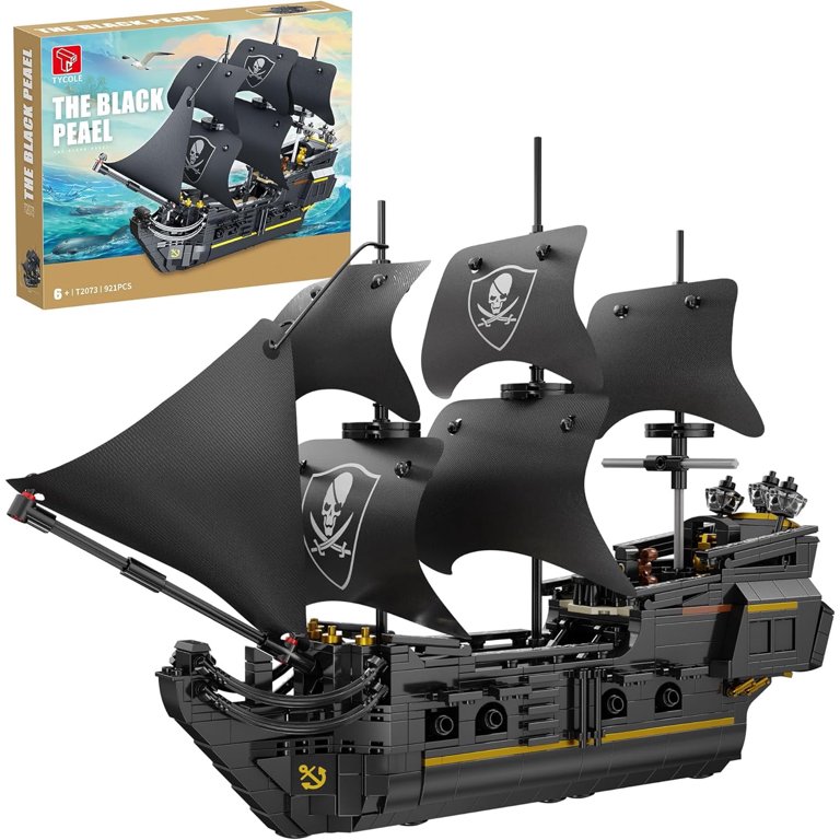 Habow Pirates Ship Building Blocks, 921 pcs, Three-Masted Model