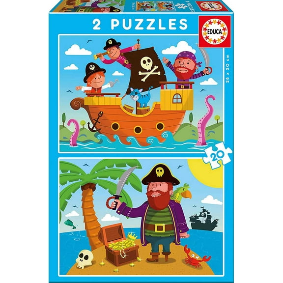 Pirates, a 20-piece Puzzle by Educa