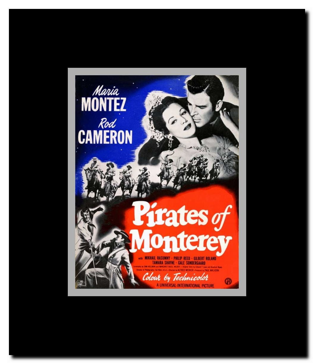 Pirates of Monterey Framed Movie Poster