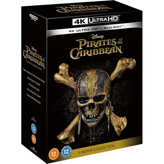 Pirates of The Caribbean 1-5 UHD Box set [UHD + Blu-ray]