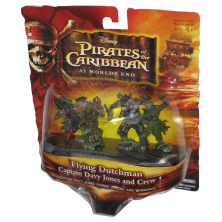 Pirates of The Caribbean At World's End Flying Dutchman (2007) Zizzle Figure Set - (Captain Davy Jones & Crew)