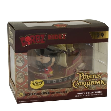 Funko Dorbz Ridez: Pirates of The Caribbean #29 - Wicked Wench Captain with Pirate Ship (Disney Treasures Exclusive)