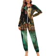 thumbnail image 1 of Pirates of The Caribbean Women Men Pajamas Zipper Onesie Jumpsuit Hooded One Piece Sleepwear, 1 of 8