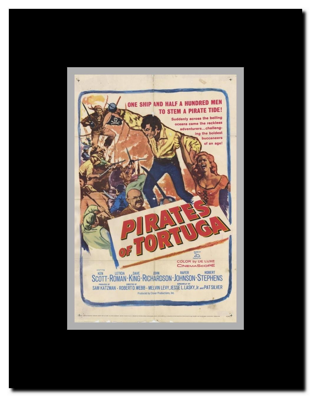 Pirates of Tortuga Framed Movie Poster