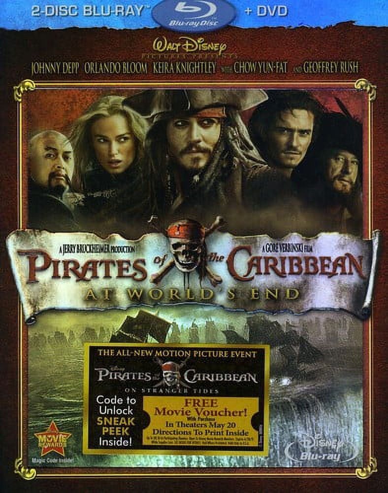 Pirates of the Caribbean: At World's End (Blu-ray + DVD), Disney, Action \u0026 Adventure