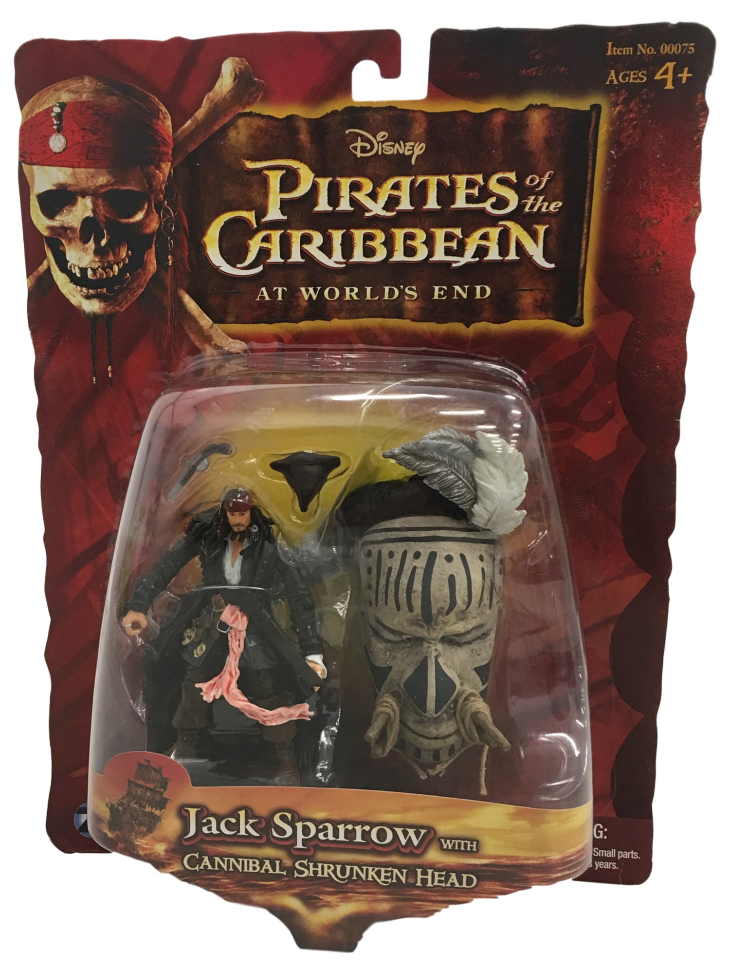 Pirates of the Caribbean Jack Sparrow Action Figure & Cannibal