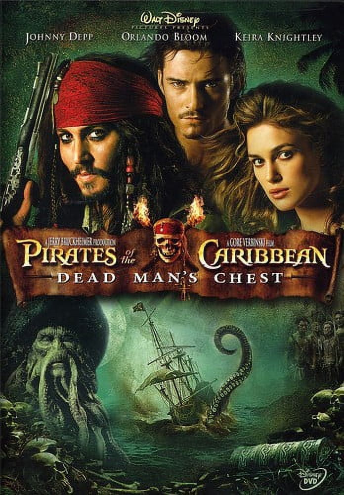 Pirates of the Caribbean: Dead Man's Chest (DVD), Disney, Action & Adventure
