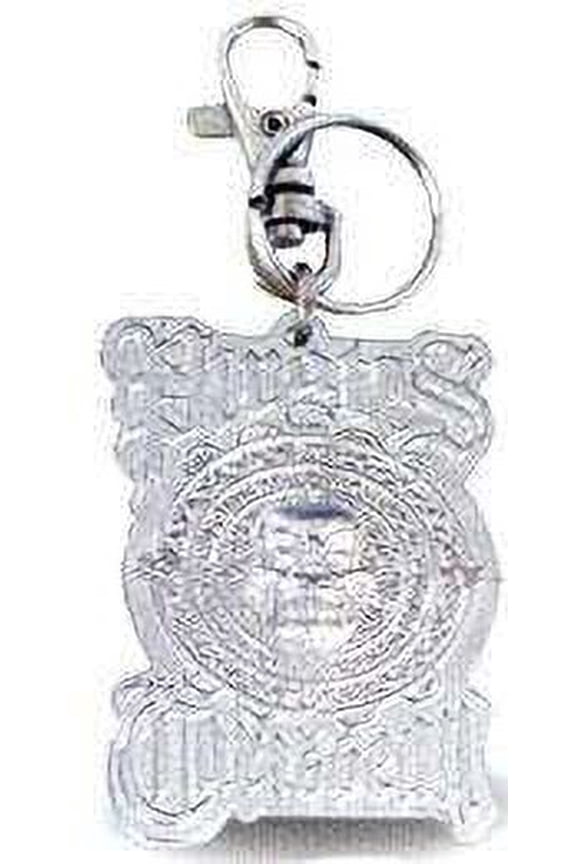 Pirates of the Caribbean Dead Man's Chest Pewter Medallion Keychain