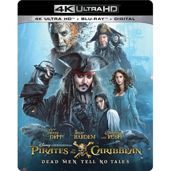 Pirates of the Caribbean: Dead Men Tell No Tales (4K Ultra HD + Blu-ray + Digital HD)