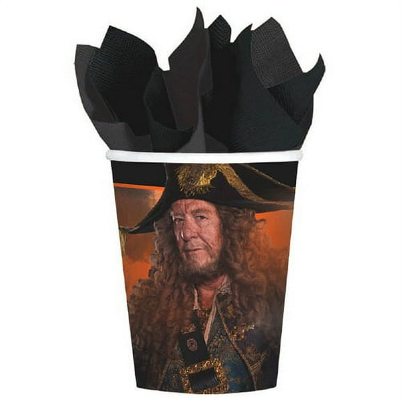 Pirates of the Caribbean 'Dead Men Tell No Tales' 9oz Paper Cups (8ct)
