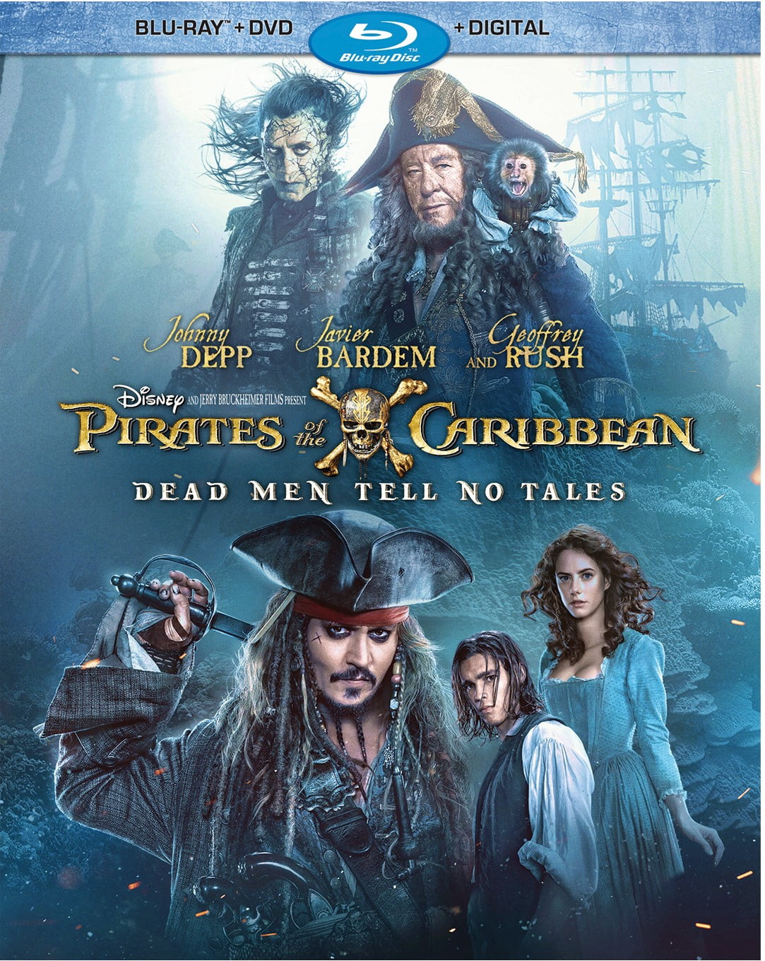 Pirates of the Caribbean: Dead Men Tell No Tales (Blu-ray + DVD +