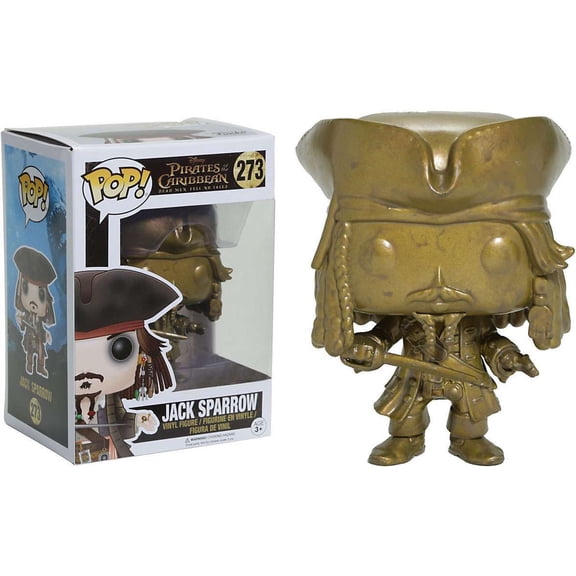 Pirates of the Caribbean Funko POP! Disney Jack Sparrow (GOLD) Vinyl Figure