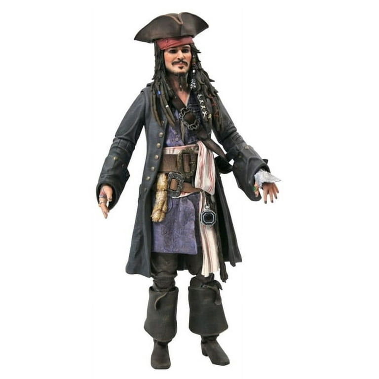 Jack Sparrow アクションフィギュア Pirates of the Caribbean Toy: 7-inch Jack Sparrow Action Figure