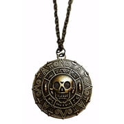 Pirates of the Caribbean Jack Sparrow Aztec Coin Bronze Finish Pendant