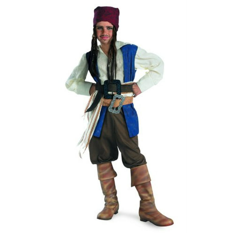 Pirate Bandana with Attached Hair Child Pirate Bandana with Attached Hair Child