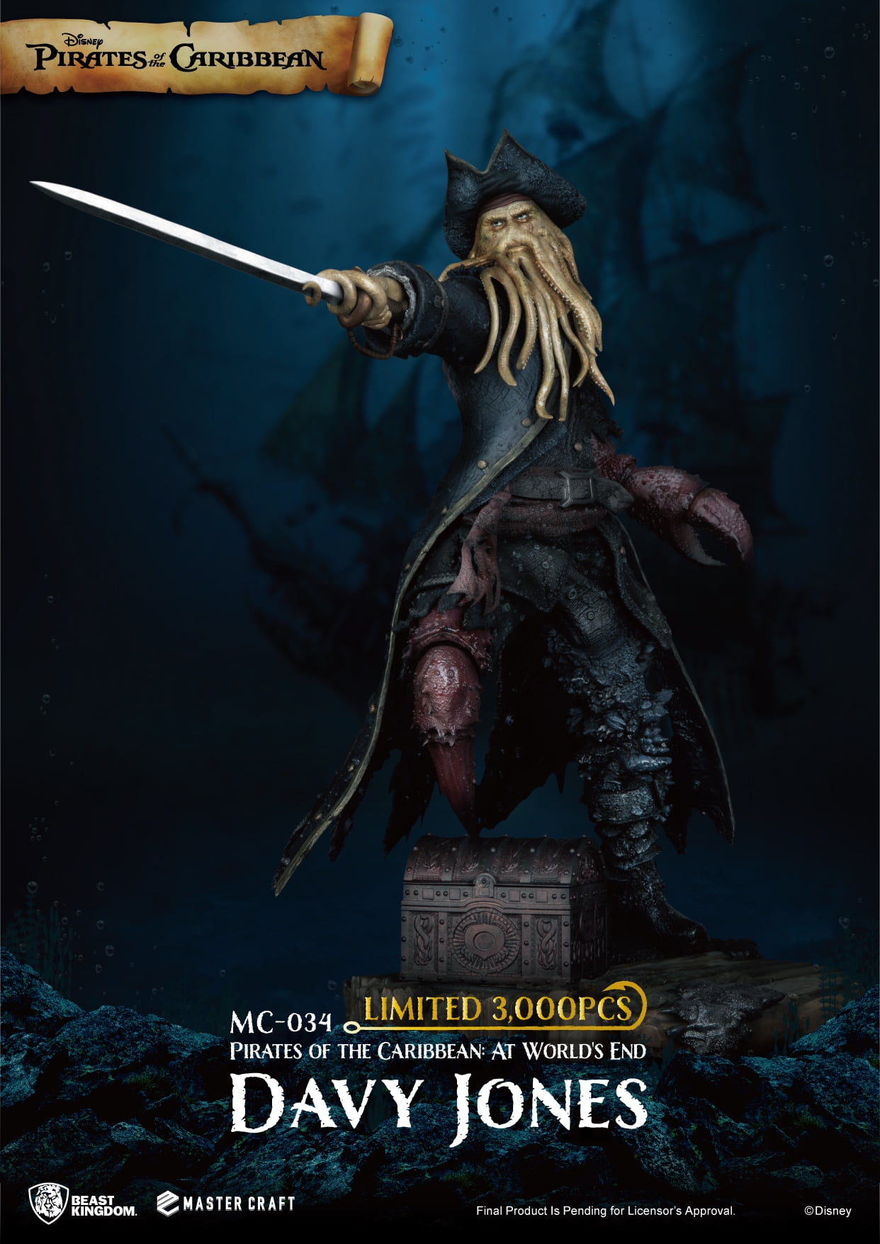 Disney Pirates of the Caribbean Master Craft Davy Jones (Master Craft)