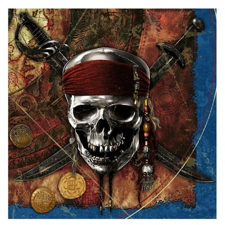 Pirates of the Caribbean 'On Stranger Tides' Lunch Napkins (16ct)