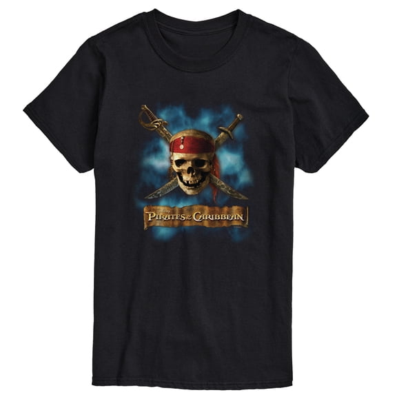 Pirates of the Caribbean - Skull and Swords - Men's Short Sleeve Graphic T-Shirt
