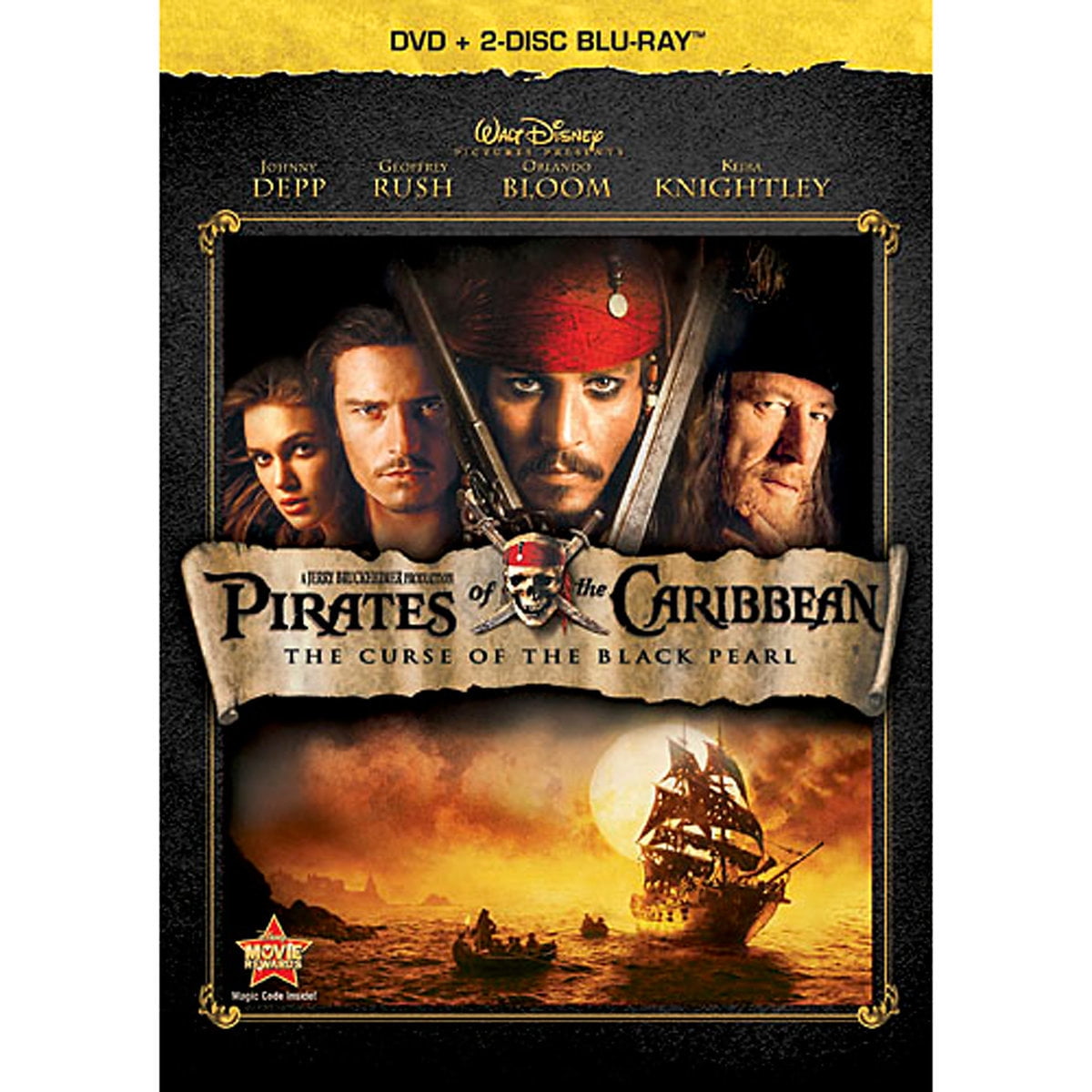PIRATES OF THE CARIBBEAN: AT WORLD'S END & SLEEPY HOLLOW 2-DVD Bundle Used