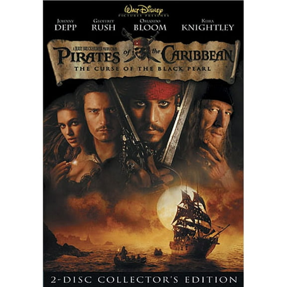 Pre-Owned Pirates Of The Caribbean: Curse Of The Black Pearl (Dvd) (Good)