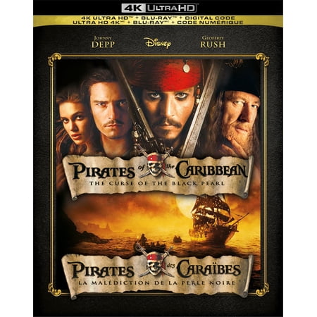 Pirates of the Caribbean: The Curse of the Black Pearl [UHD 4K] [Blu-ray]