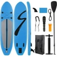 thumbnail image 1 of Pirecart 10FT Inflatable Stand up Paddle Board with Fins, Paddle and Carry Bag, Paddle Board for Adults and Beginners, Blue, 1 of 7