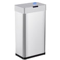 thumbnail image 1 of Pirecart 18.5 Gal Automatic Touchless Trash Can, Sensor Motion Brushed Stainless Steel Garbage with Soft Close Lid & Display Light, Silver, 1 of 11