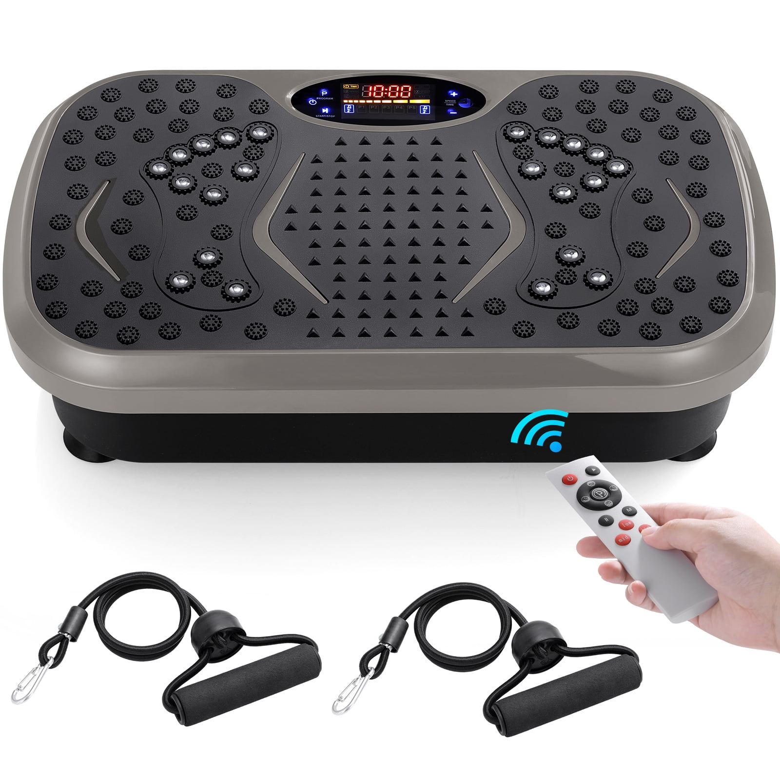 Lifepro Hovert 3D Dual Oscillation Vibration Plate Home Workout Equipment Blue Walmart