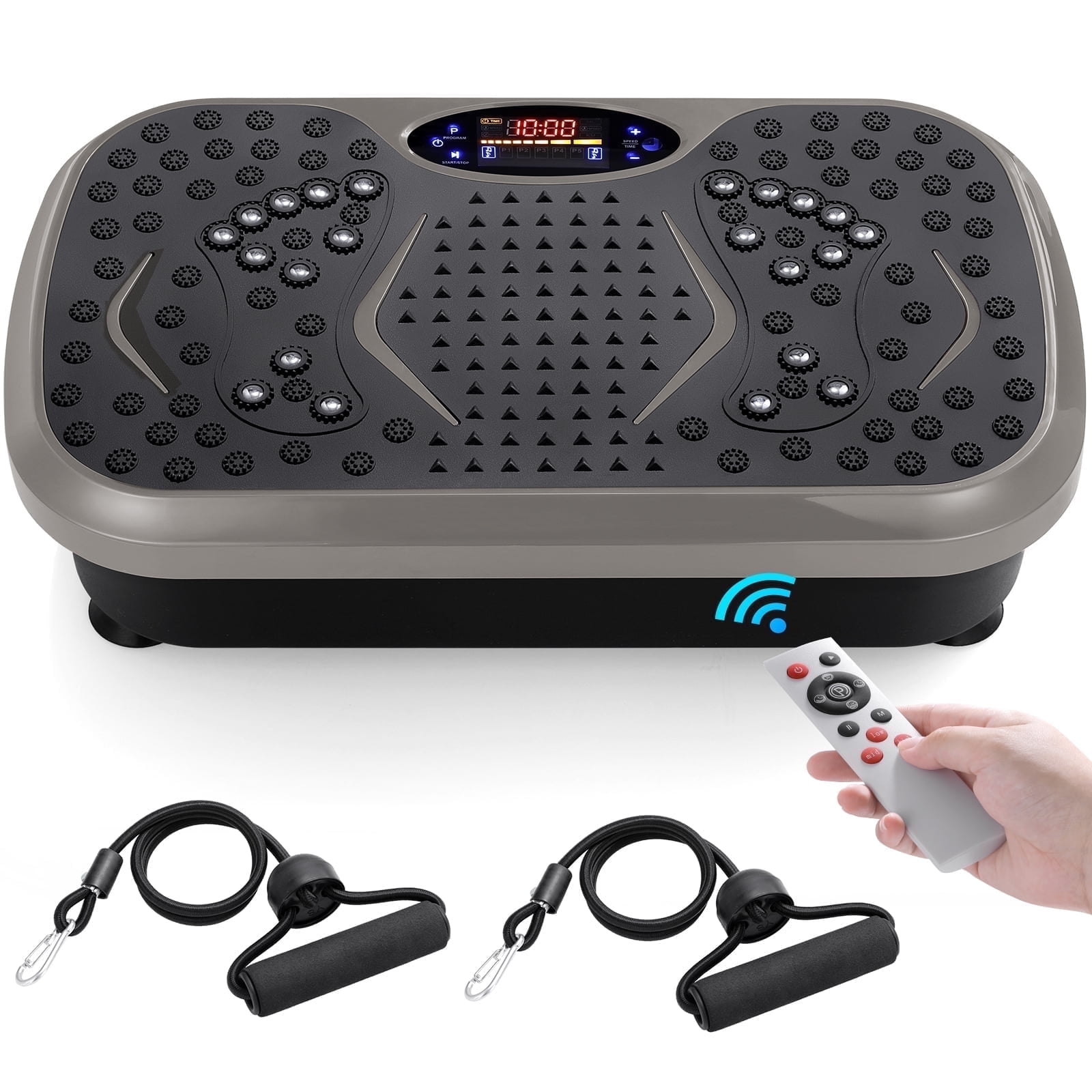 body massager vibration machine Gymax Ultrathin Mini Crazy Fit Vibration Platform Massage Machine Red - Bed  Bath & Beyond main image 0