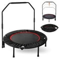 "Pirecart 40"" Mini Trampoline, Fitness Rebounder with Adjustable