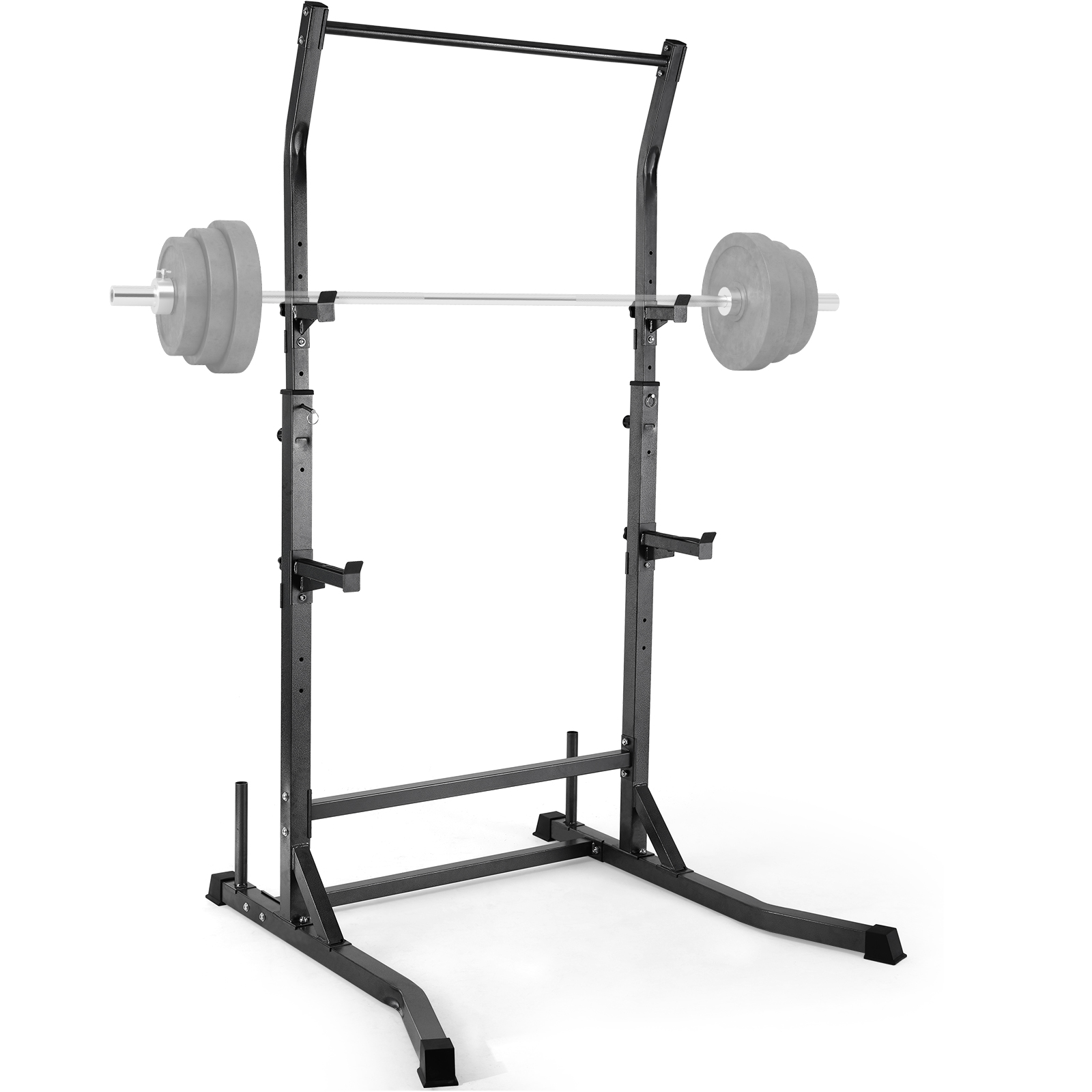 Wall rack for exercise weight bars, 5 bar vertical