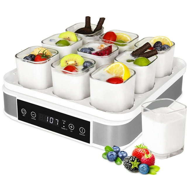 Pirecart Automatic Yogurt Maker, Digital Yogurt Machine with