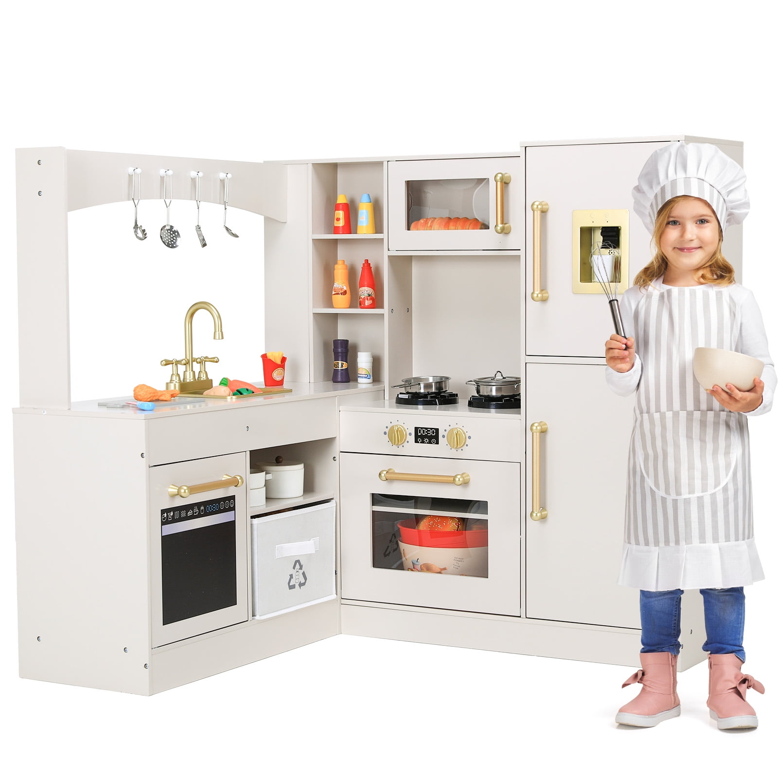 Grill Kidkraft Chef Play Kitchen With Kidkraft Gourmet Chef