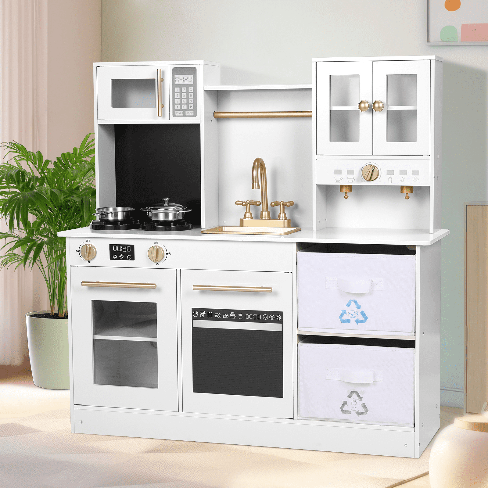 Melissa and doug charcoal kitchen sale